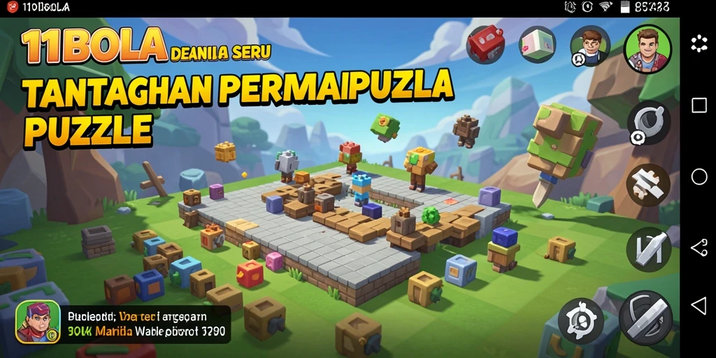 Screenshot dari gameplay <strong>11BOLA</strong> yang menunjukkan tantangan puzzle yang menarik.