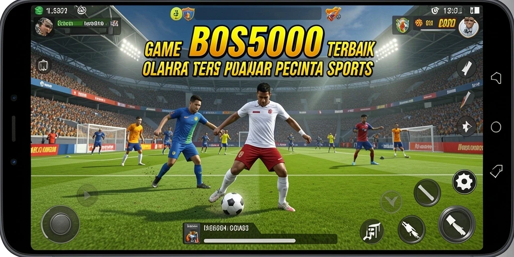 Screenshot gameplay BOS5000 yang penuh aksi dalam olahraga.