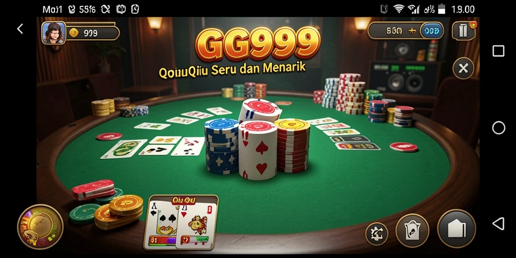 Screenshot gameplay QiuQiu yang seru dan mendebarkan.