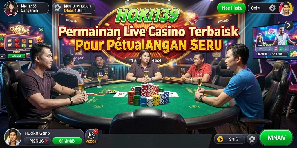 Tampilan gameplay HOKI138 dengan dealer langsung yang profesional.