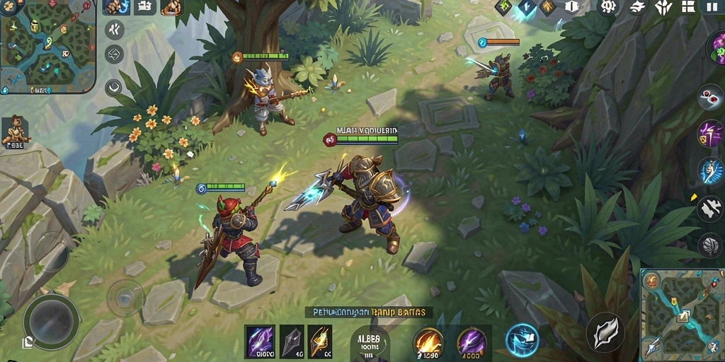 Screenshot gameplay <strong>MLBB8</strong> memperlihatkan petualangan seru di dunia terbuka.