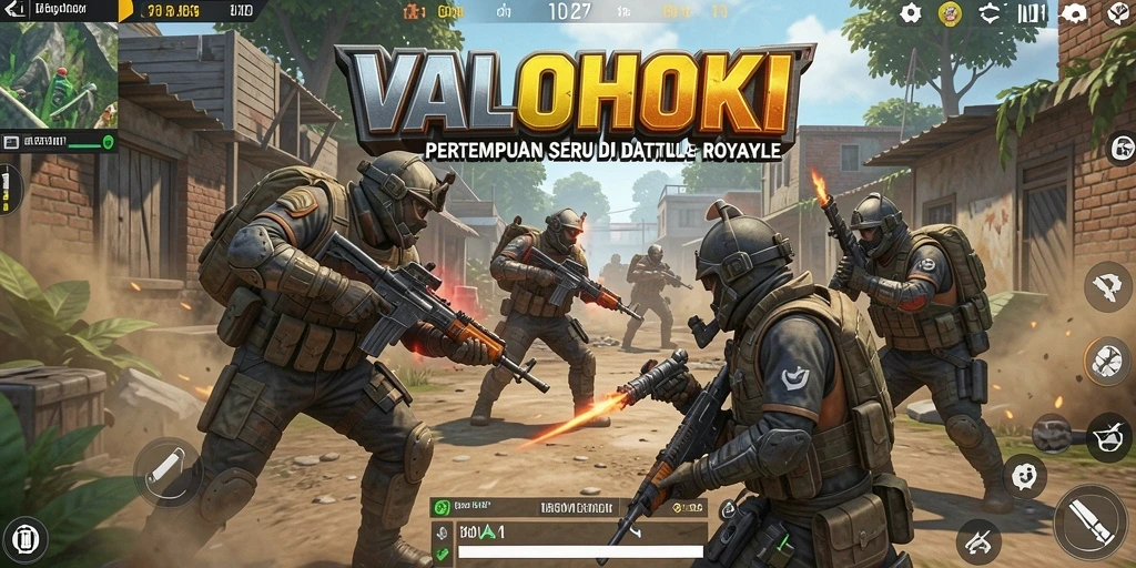 Tampilan aksi seru dan grafis luar biasa dalam VALOHOKI.