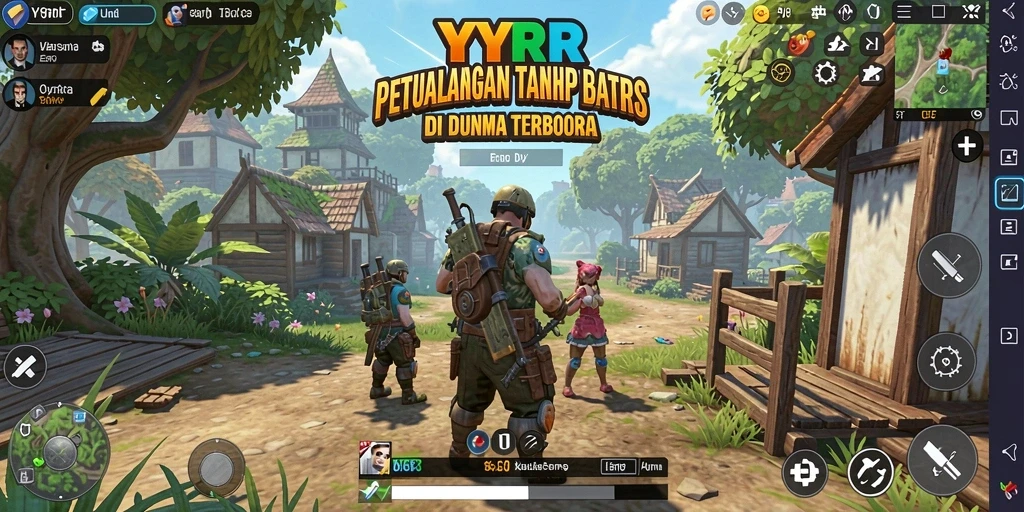Gameplay YYRR di dunia terbuka yang menakjubkan.
